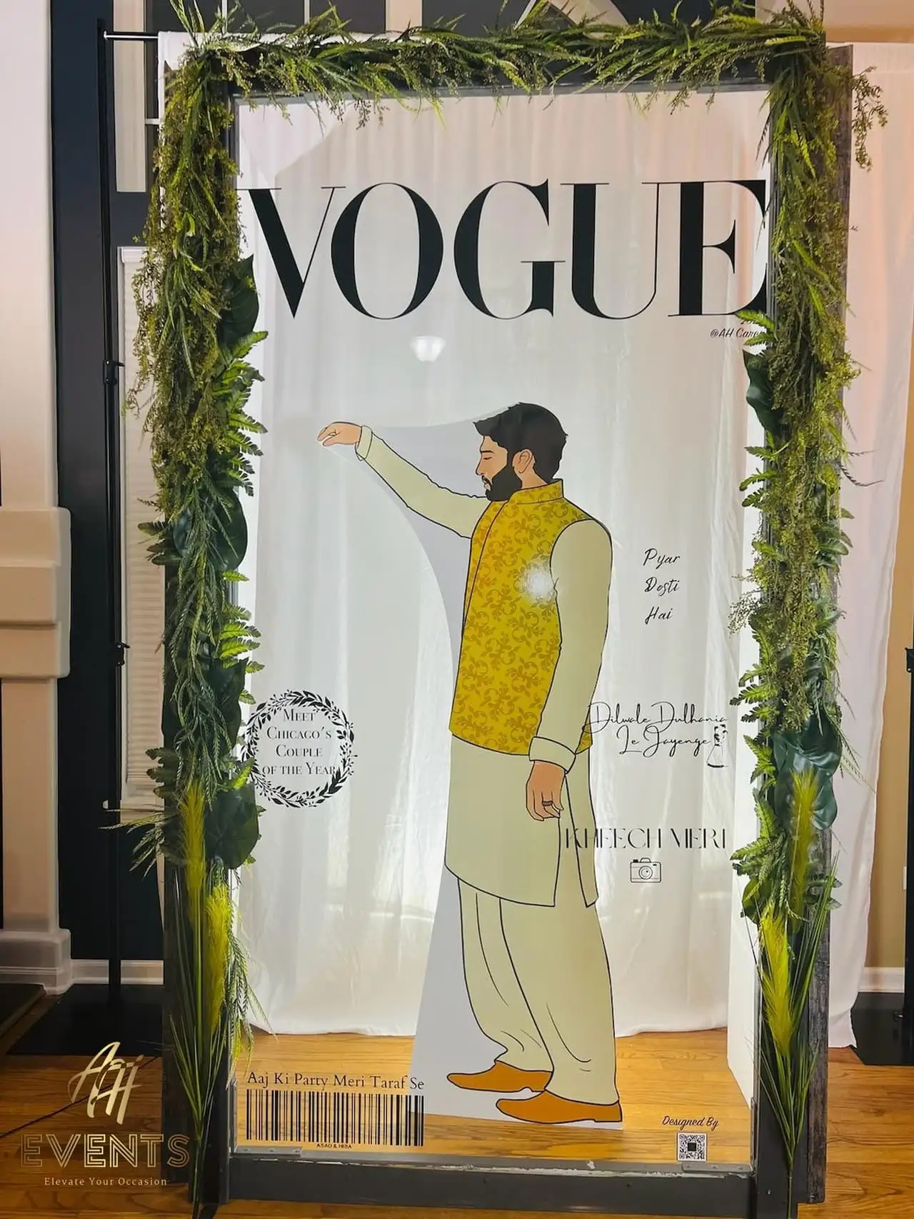 Photo Booth — a custom built booth built by AH Crafted.