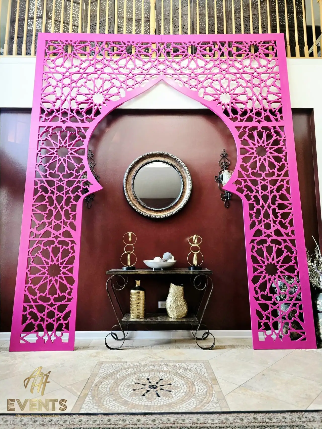 Grand Diva Matrix Arch — a custom cnc matrix arch built by AH Crafted.