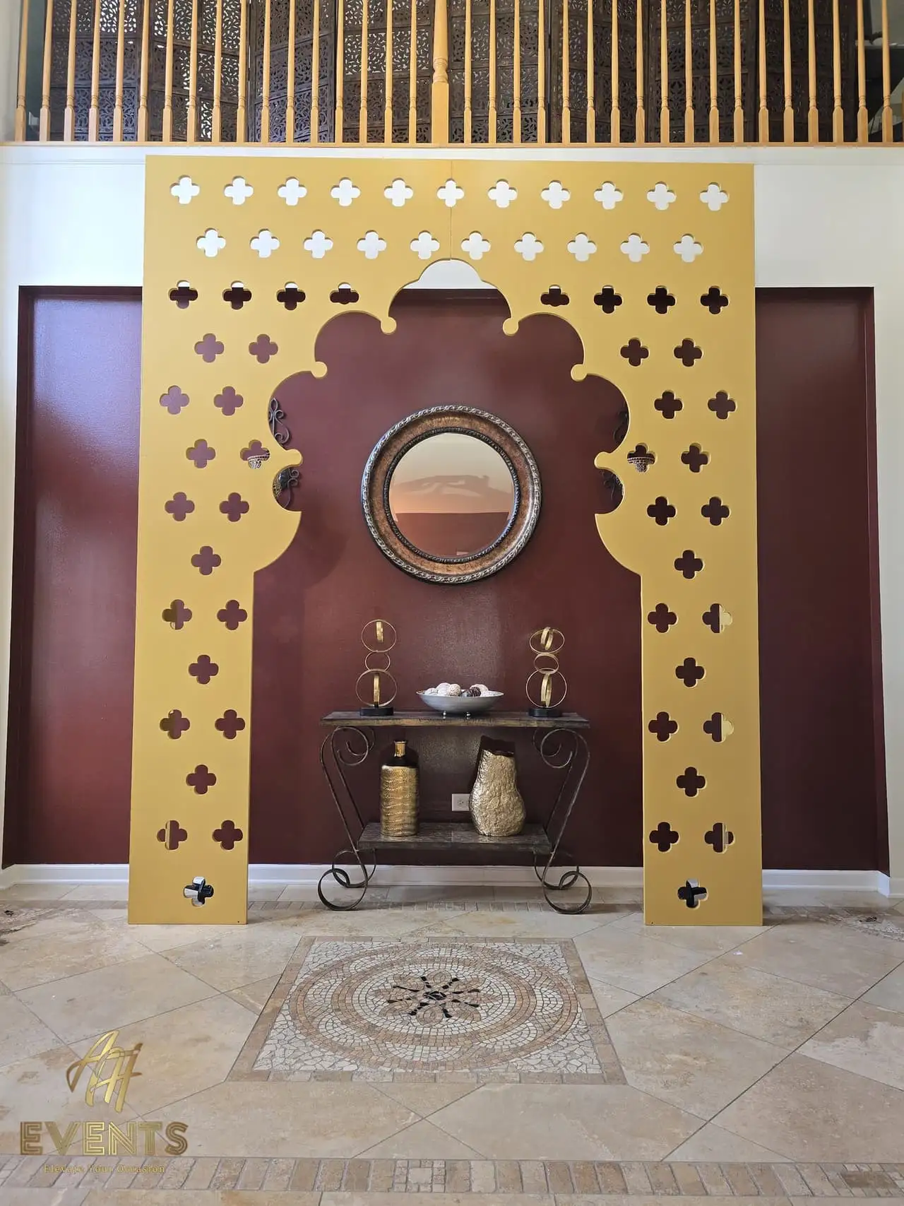 Royal Clover Portal — a custom portal arch built by AH Crafted.