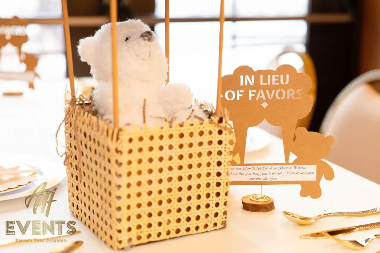 Bear Theme Baby Shower — a custom themed environment built by AH Crafted.