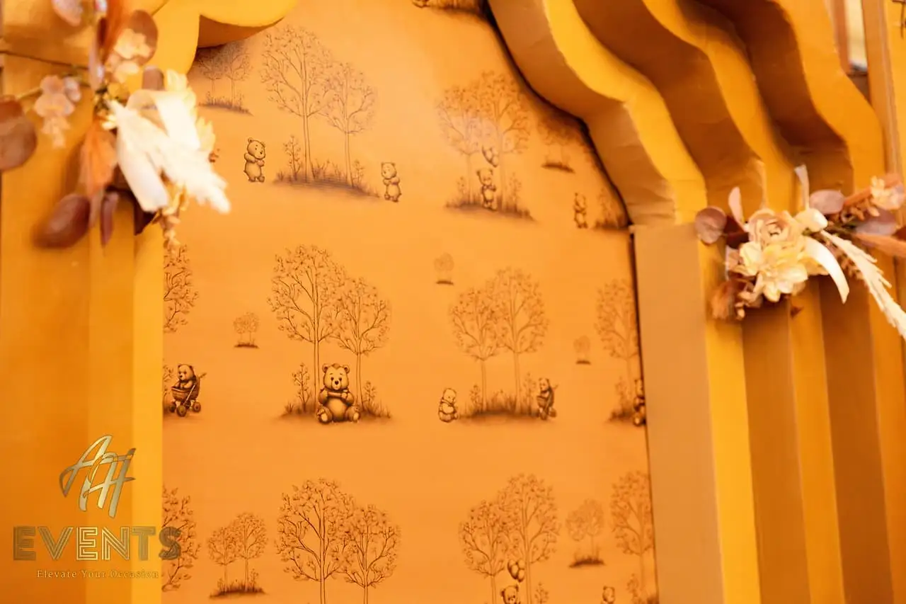 Arch Backdrops — a custom event arch built by AH Crafted.