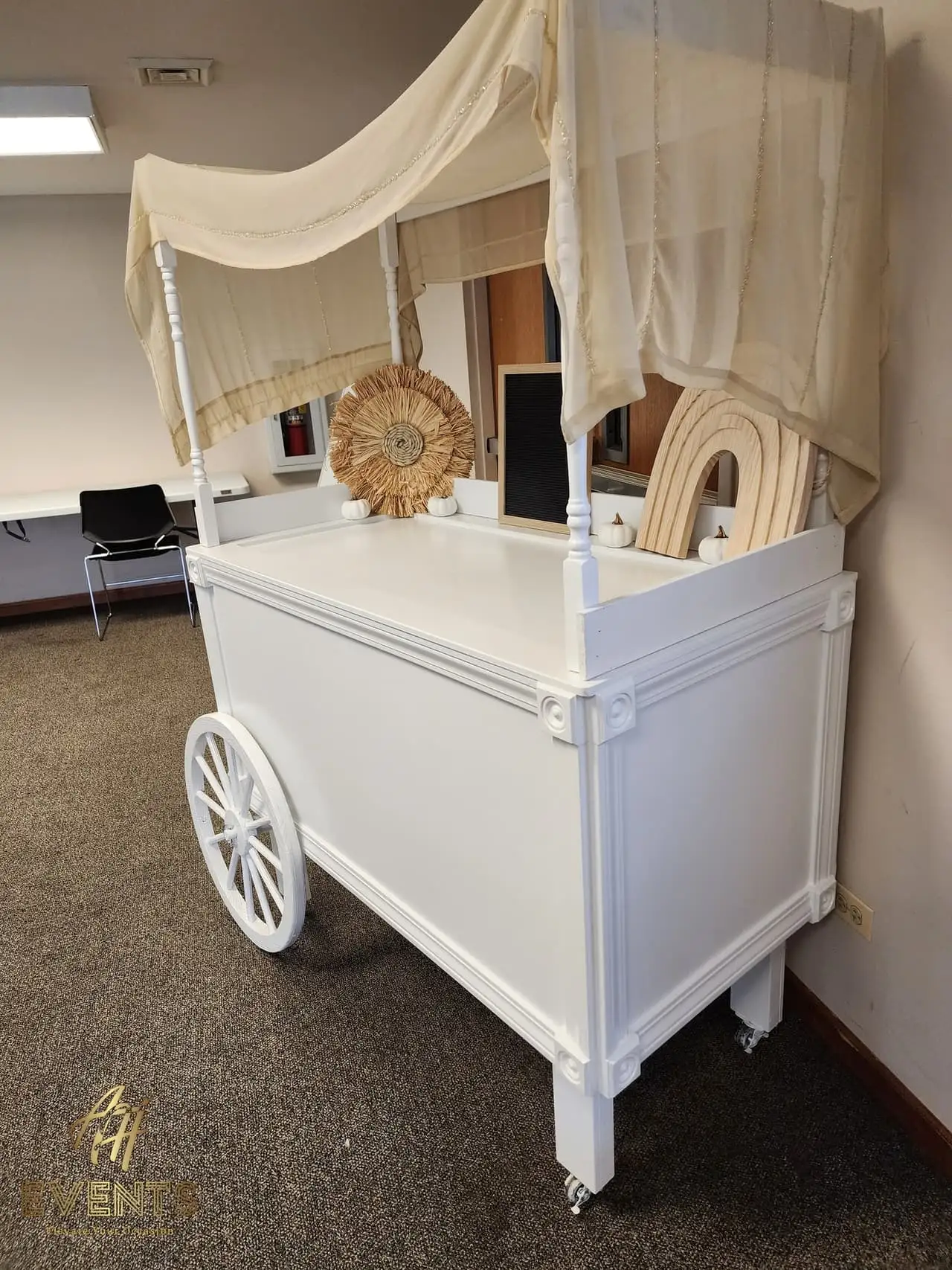 Boho Baby Shower — a custom themed environment built by AH Crafted.