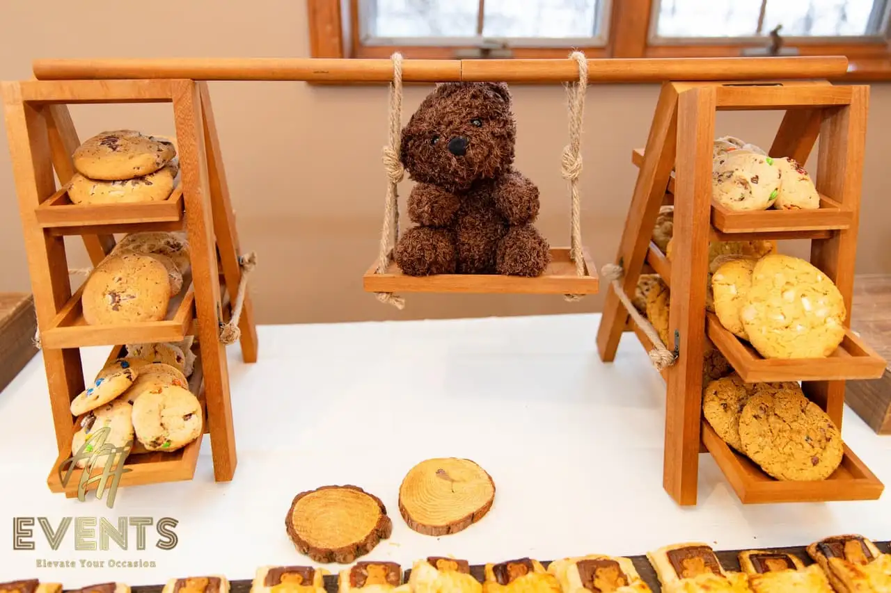 Bear Theme Baby Shower — a custom themed environment built by AH Crafted.